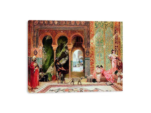 A Royal Palace in Morocco by BENJAMIN JEAN JOSEPH CONSTANT Painting