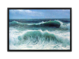 Breaking Waves I Canvas Print