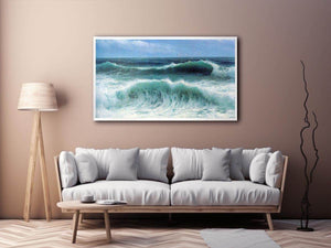Breaking Waves I by DAVID JAMES Painting