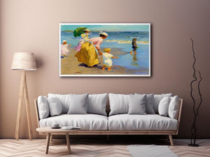 At the Beach by Edward Henry Potthast Painting