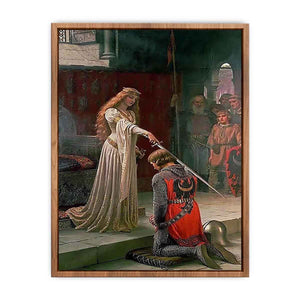 The Accolade by Edmund Blair Blair Leighton Poster
