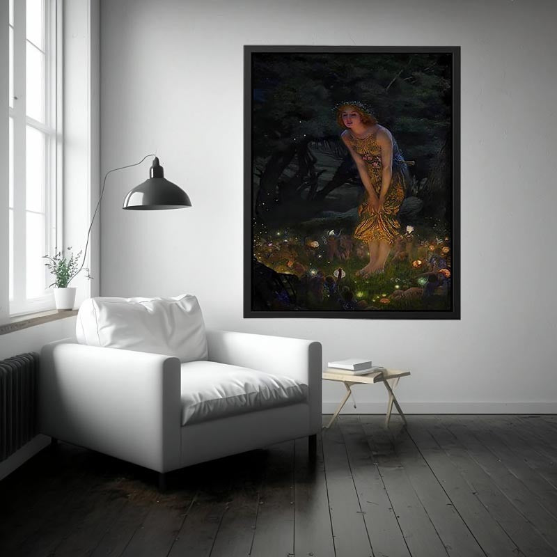 Midsummer Eve by Edward Robert Hughes R.W.S. Painting