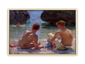 The Critics, by Henry Scott Tuke Art Print