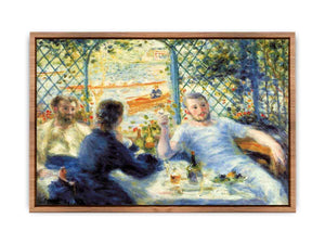 The Canoeists Luncheon by Pierre-Auguste Renoir Poster