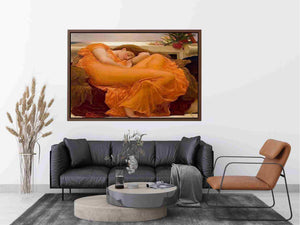 Flaming June by Lord Frederick Leighton Painting