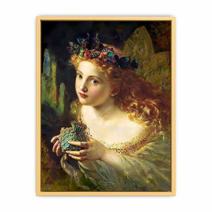 Take the Fair Face of Woman painting by Sophie Gengembre Anderson Streched canvas