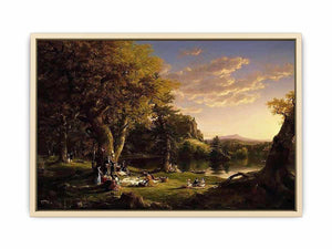 The Picnic by Thomas Cole Art Print