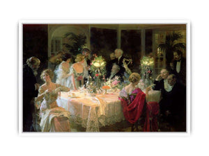 The Dinner Party Framed Print