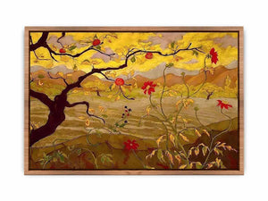 Apple Tree With Red Fruit Poster
