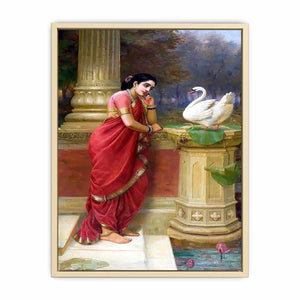 Hamsa Damayanthi Art Print