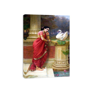 Hamsa Damayanthi by Raja Ravi Varma Painting