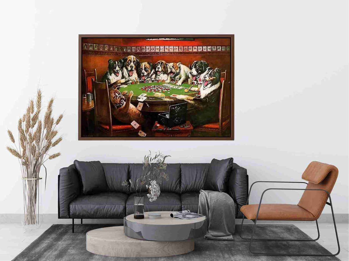 Poker Sympathy by Cassius Marcellus Coolidge Painting