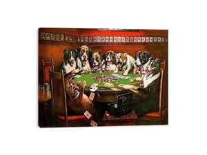 Poker Sympathy by Cassius Marcellus Coolidge Painting