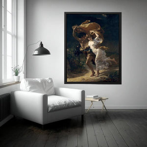 The Storm Painting by PIERRE AUGUSTE COT Painting