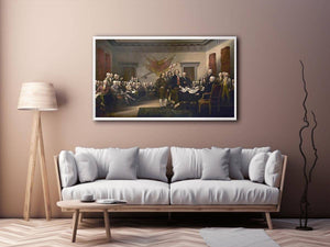 The Declaration of Independence by JOHN TRUMBULL Painting