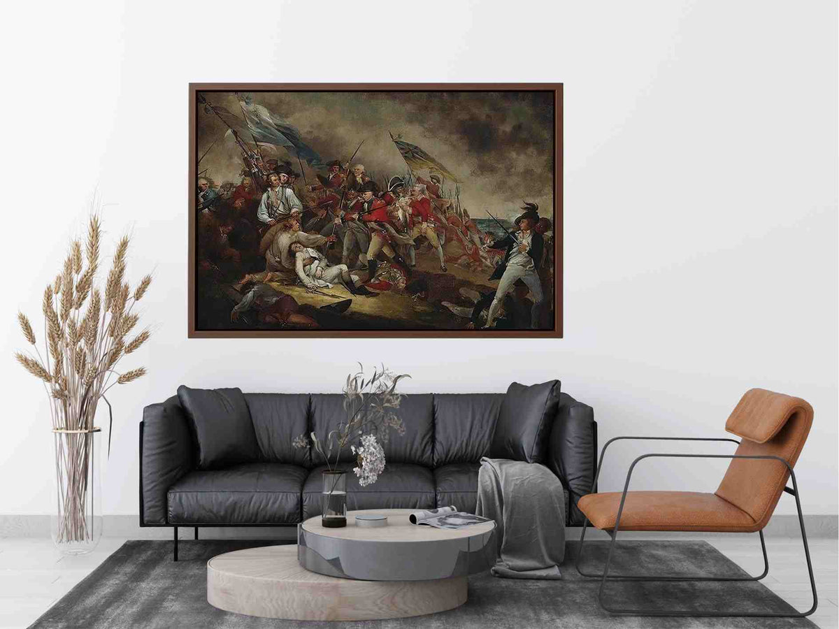 The Death of General Warren at the Battle of Bunker Hill on 17 June 1775 by JOHN TRUMBULL Painting