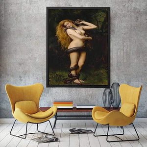 Lilith Painting by JOHN MALER COLLIER