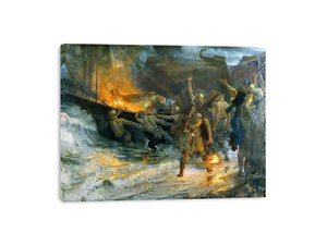Funeral of a Viking by SIR THOMAS FRANCIS DICKSEE Painting