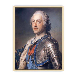 Portrait of King Louis XV Art Print