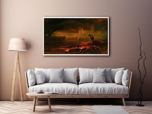 Pandemonium by JOHN MARTIN Painting