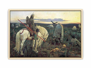 The Knight at the Crossroads Art Print
