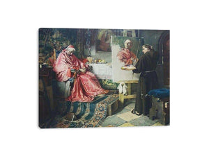 The Cardinal's Portrait by TOBY EDWARD ROSENTHAL Painting