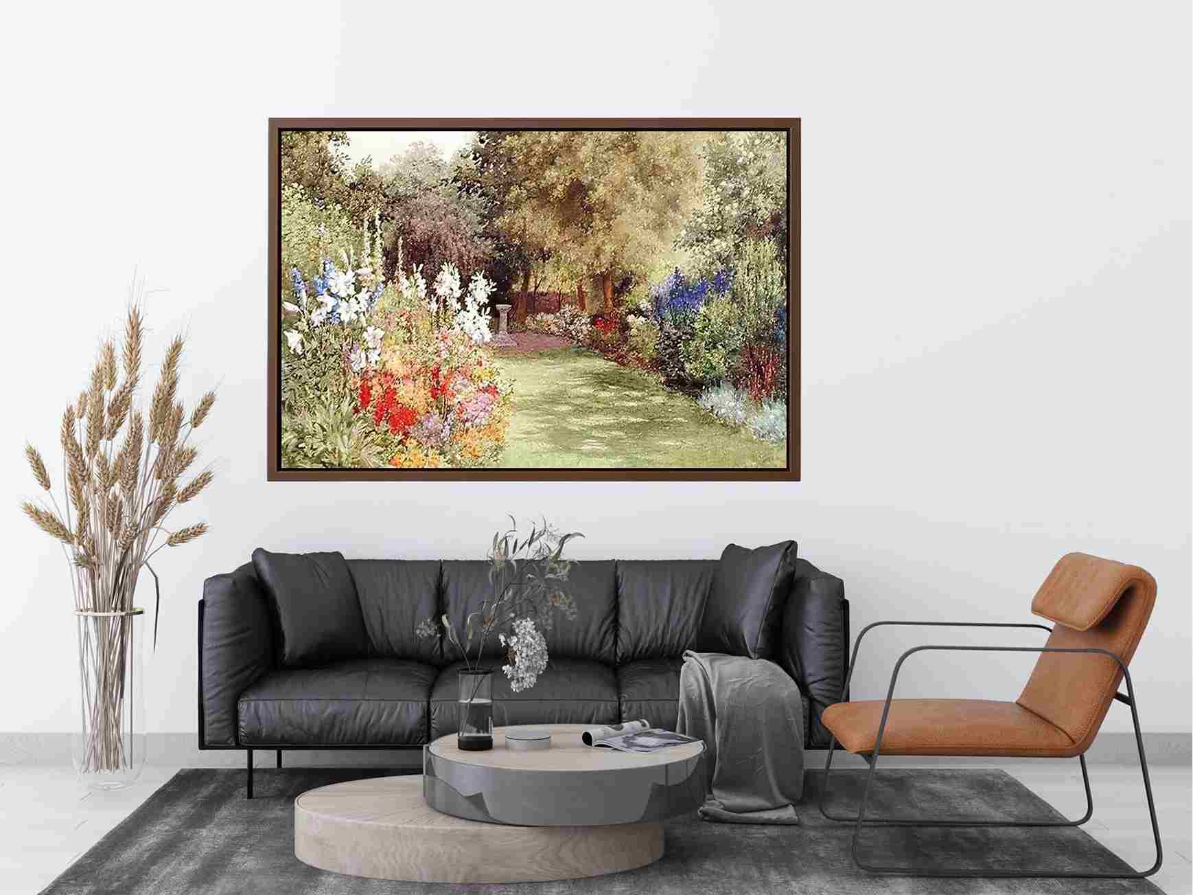 A Garden in July by VIOLET COMMON Painting