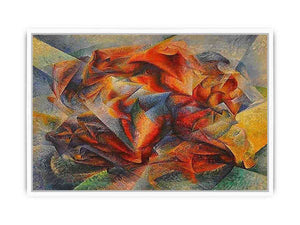 Dynamism of a Soccer Player Framed Print