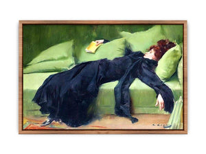 After the Ball Painting by Ramon Casas Poster