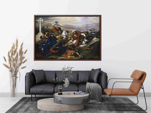 The Battle of Poitiers by CHARLES AUGUSTE STEUBEN Painting