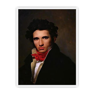 Self Portrait LÉON COGNIET Framed Print