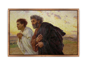 Peter and John Running to the Tomb Poster