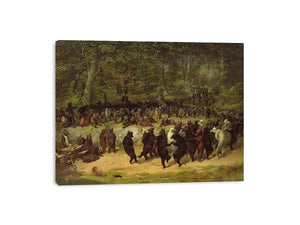 The Bear Dance by WILLIAM HOLBROOK BEARD Painting