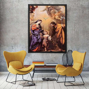 Holy Family by CLAUDIO COELLO Painting