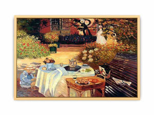 Monet: Luncheon Streched canvas