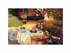Monet: Luncheon by Claude Monet