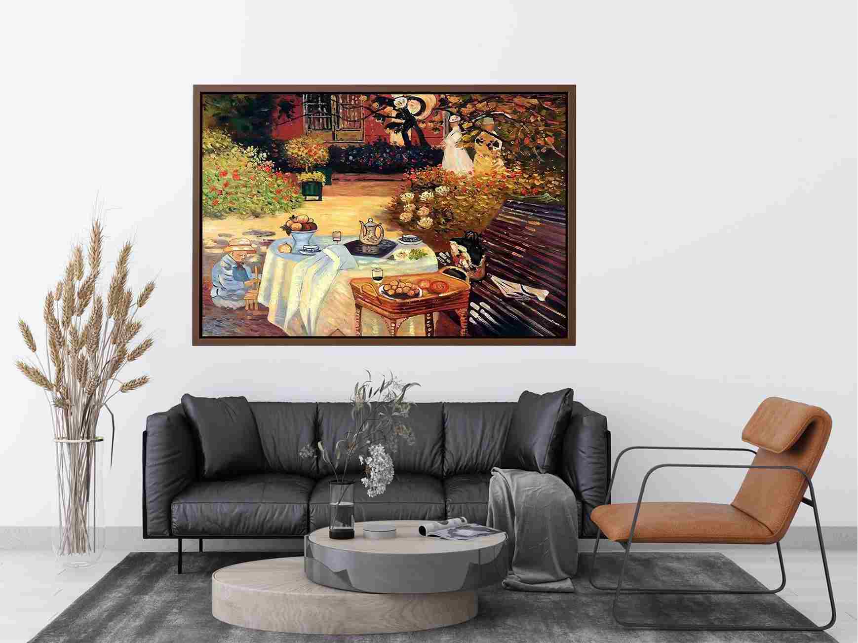 Monet: Luncheon by Claude Monet Painting