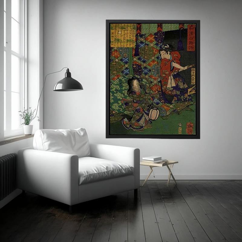 tsukioka yoshitoshi by Yoshitoshi onogawa Painting