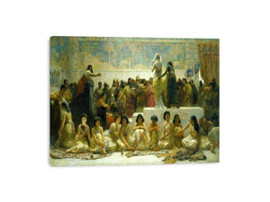 The Babylonian Marriage Market Painting
