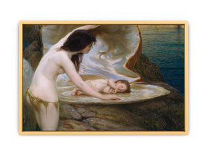 Water Baby Streched canvas