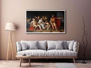 Hector Admonishes Paris and Exhorts Him to Go to War by Tischbein Painting
