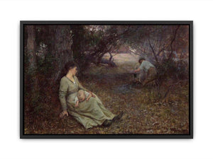 On the Wallaby Track Canvas Print