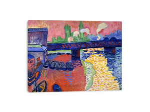 Charing Cross Bridge, London by André Derain. Painting