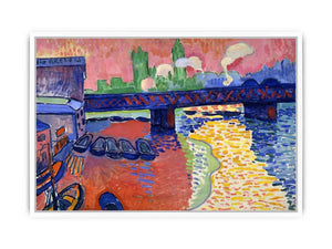 Charing Cross Bridge, London by André Derain. Framed Print