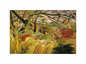 Tiger in a Tropical Storm by Henri Rousseau