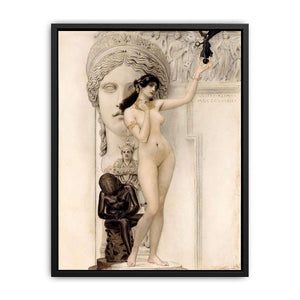 Allegory of Sculpture By Gustav Klimt