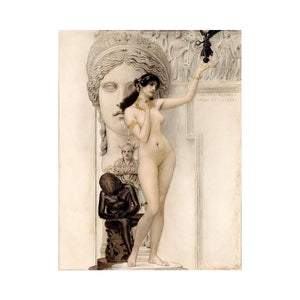 Allegory of Sculpture By Gustav Klimt