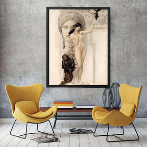 Allegory of Sculpture By Gustav Klimt
