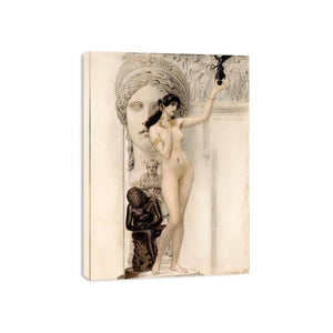 Allegory of Sculpture By Gustav Klimt