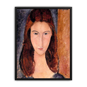 Portrait of Jeanne Hebuterne By Modigliani